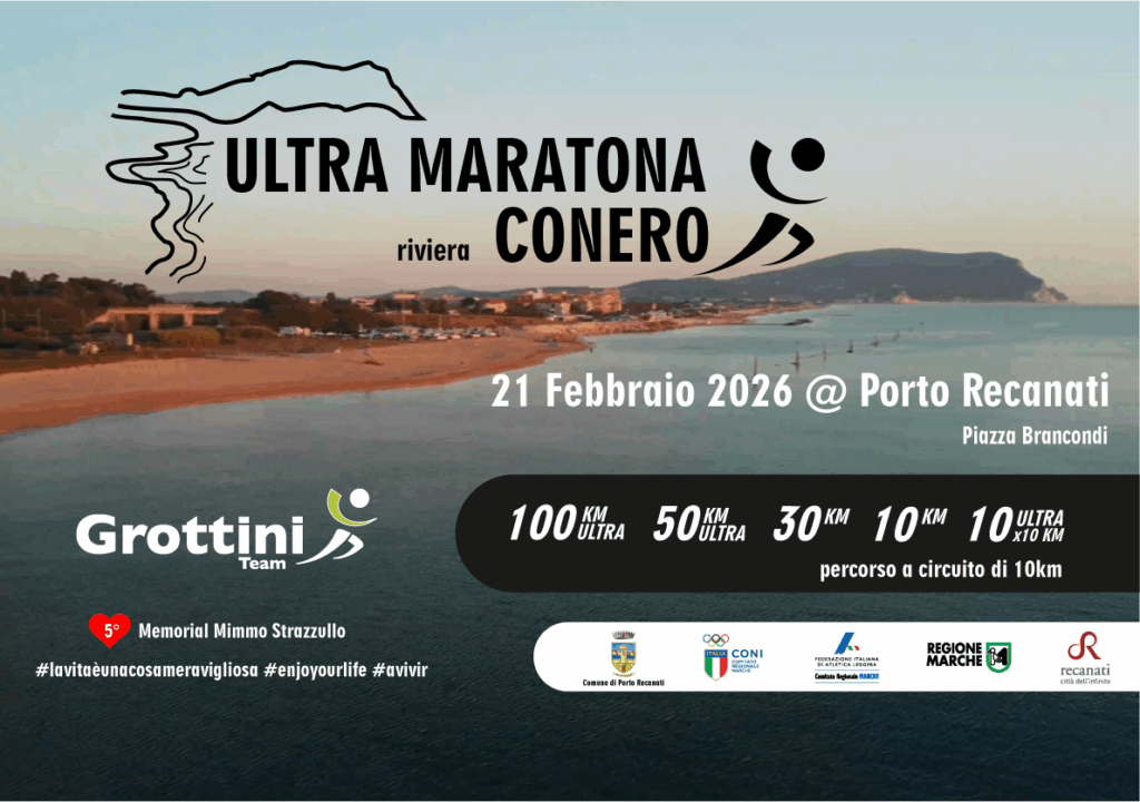 ultramaratona del conero - campionati italiano di 50 km